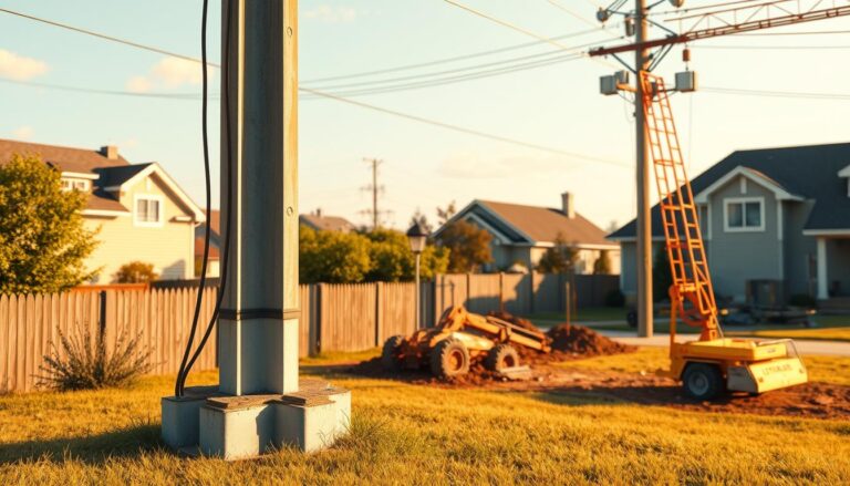 ile za słup energetyczny na działce
