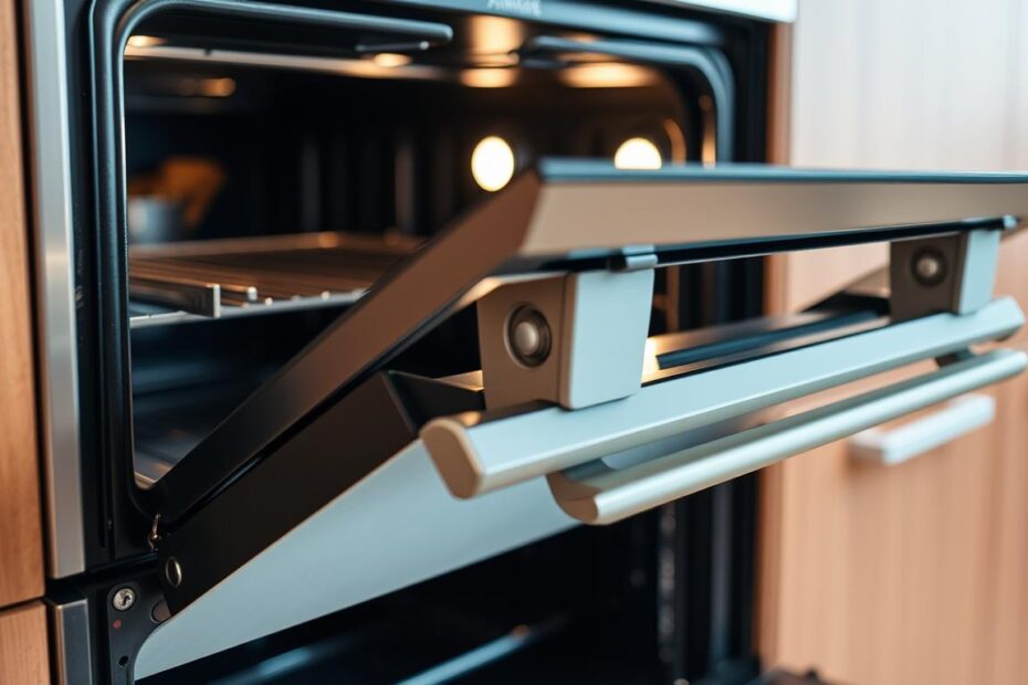 jak wyjąć drzwi piekarnika Amica