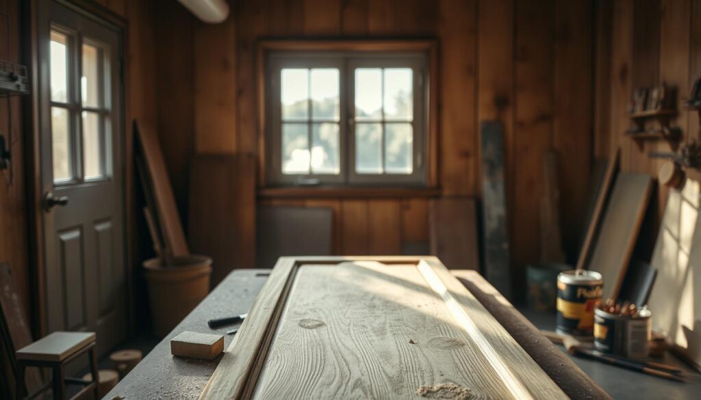 przygotowanie do odnawiania drzwi