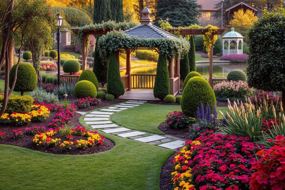 jak urządzić działkę ogrodową – zdjęcia