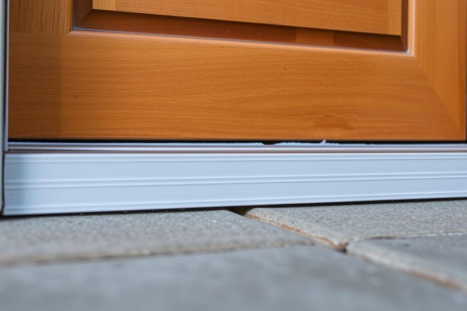 jak uszczelnić próg drzwi wejściowe od spodu