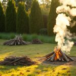 czy można palić gałęzie na działce