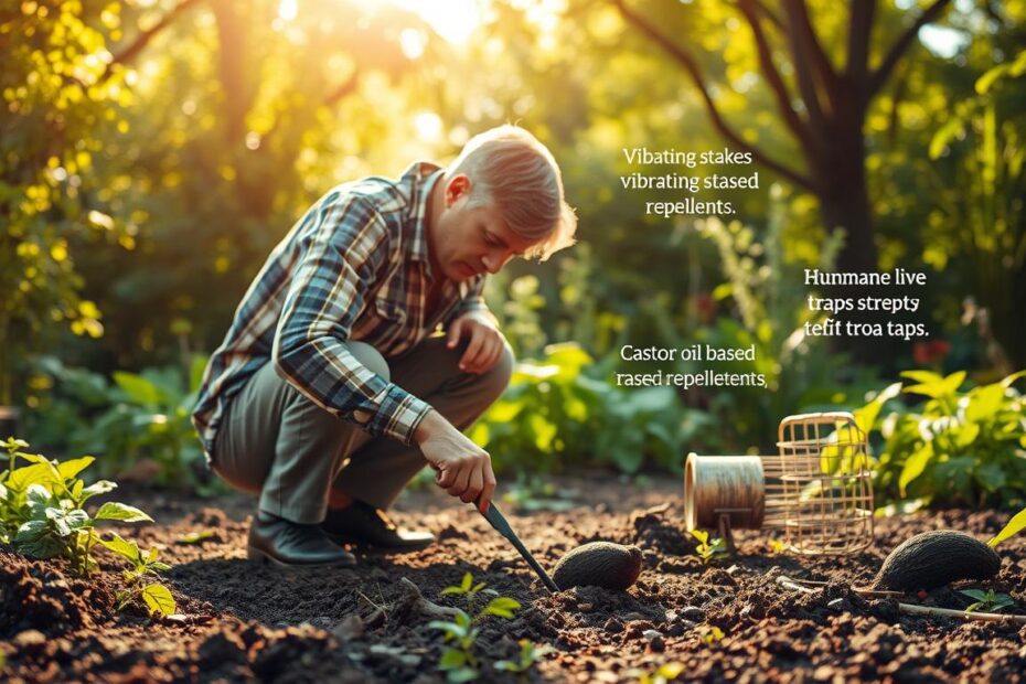 jak pozbyć się kretów z działki