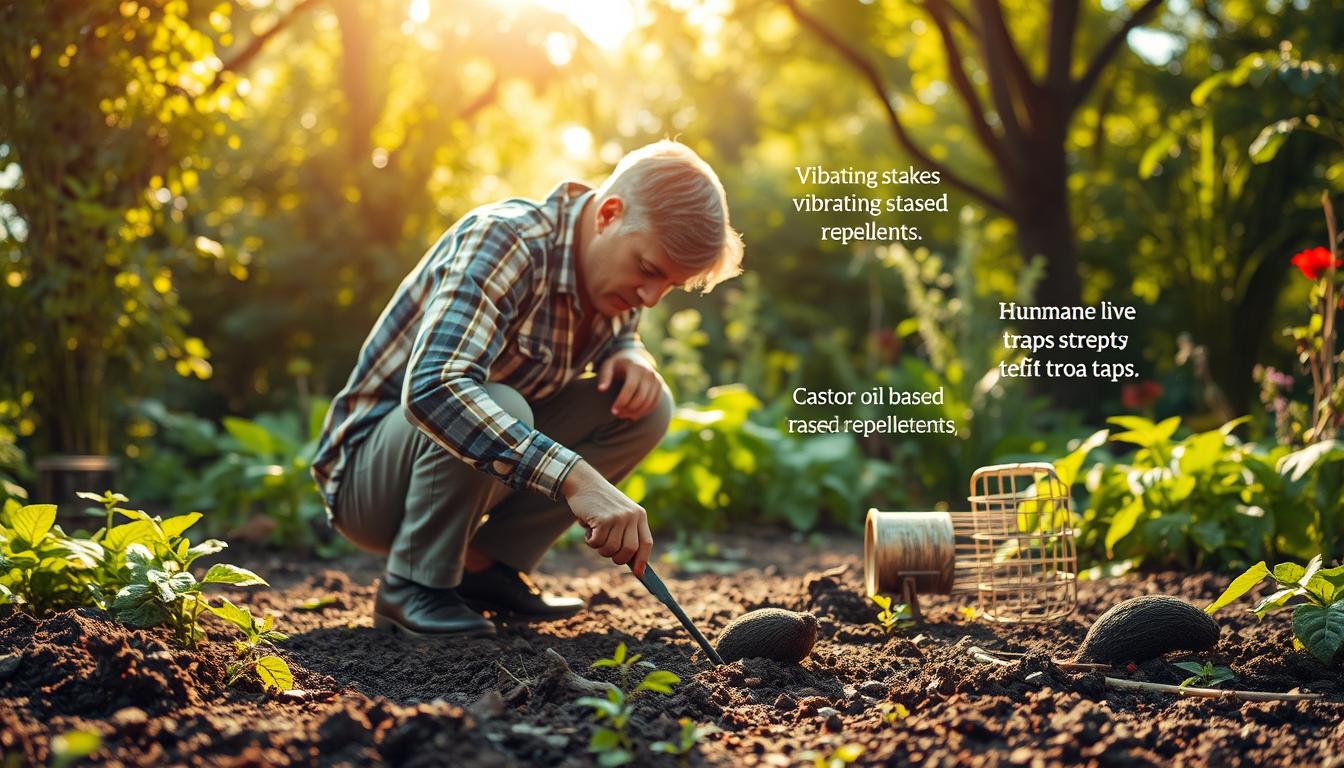 jak pozbyć się kretów z działki