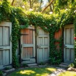 Jak wykorzystać stare drzwi w ogrodzie – 5 kreatywnych pomysłów jak wykorzystać stare drzwi w ogrodzie