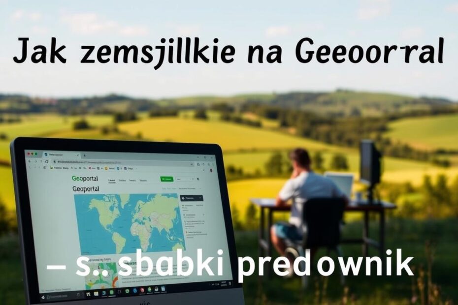 jak znaleźć działkę na Geoportal