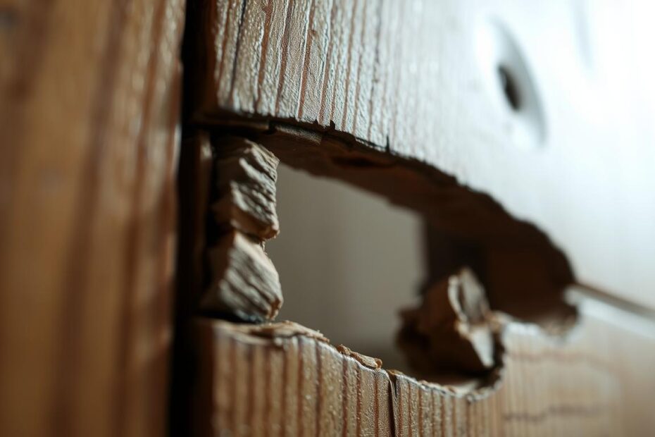 Jak naprawić dziurę w drzwiach z płyty