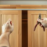 Jak zdemontować drzwi przesuwne w szafie