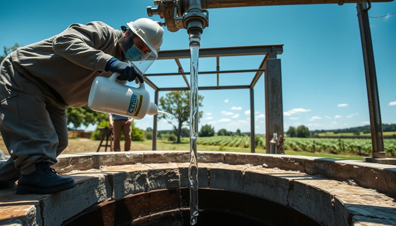 Chlorowanie studni głębinowej