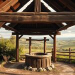 Obudowa studni drewniana