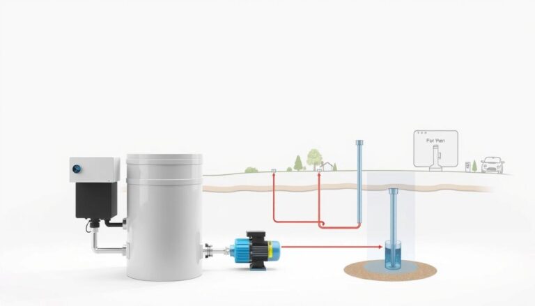 Schemat podłączenia hydroforu do studni
